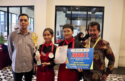 Juara I Lomba LKS 2025 : Patisserie and Conectionary